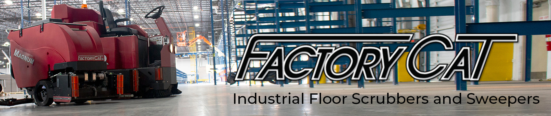 Factory Cat Industrial Floor Scrubbers and Sweepers