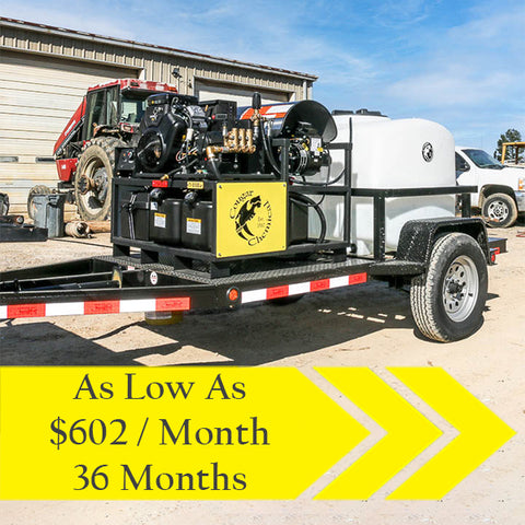 Catamount 200 Cougar Hot Water Pressure Washer Trailer Full Package