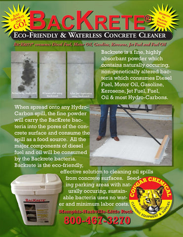 Cougar BacKrete Concrete Cleaner