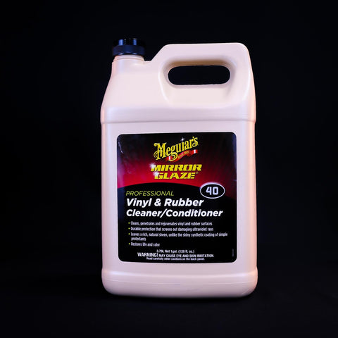 Meguiar's Mirror Glaze Vinyl & Rubber Cleaner / Conditioner 40