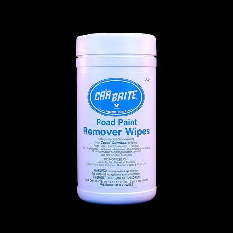 Car Brite Road Paint Remover Wipes