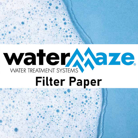WaterMaze Indexing Paper Filter Media