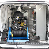 Hot Water Pressure Washer in Transit Van