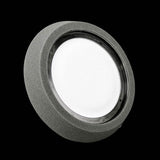 7.5" US Black Finishing Hex Faced Foam Grip Pad™ with Center Ring Backing