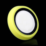 7.5" Euro Yellow Cutting Hex Faced Foam Grip Pad™ with Center Ring Backing