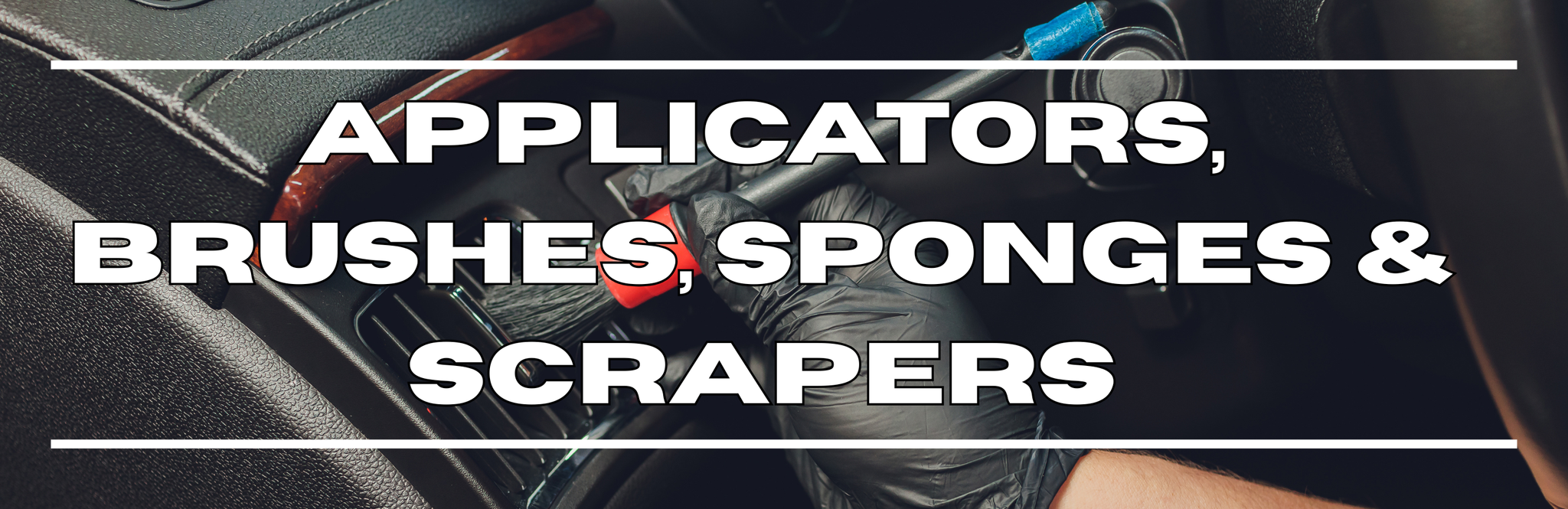 Applicators, Brushes, Sponges & Scrapers