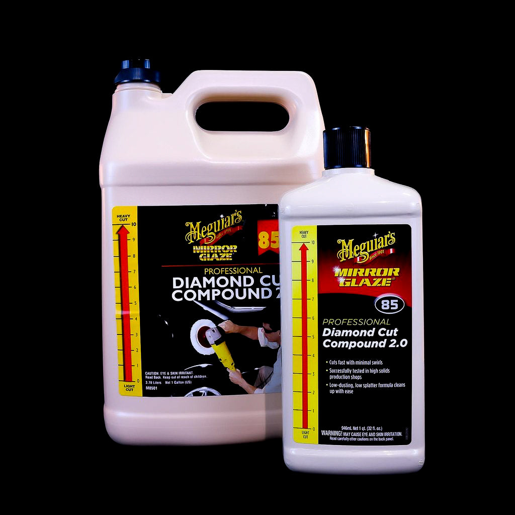 トップ Meguiar's Mirror 85 2.0 Compound Cut Diamond Glaze パーツ
