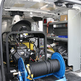 Hot Water Pressure Washer in Transit Van