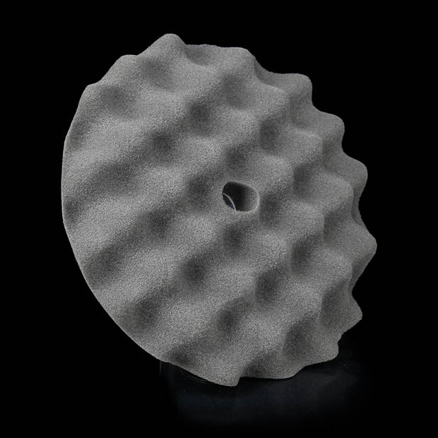 Pro 7" Black Finishing Waffle Foam Pad